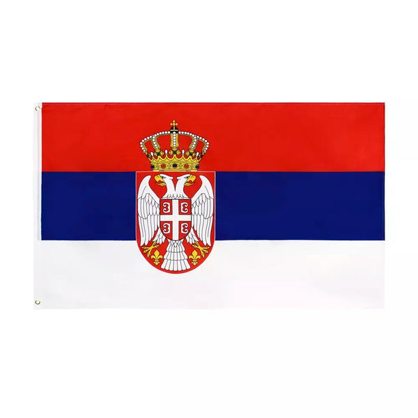 Serbia Flag - 90x150cm(3x5ft) - 60x90cm(2x3ft)
