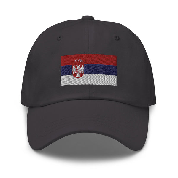 Serbia Flag Cap - Adjustable Embroidered Dad Hat