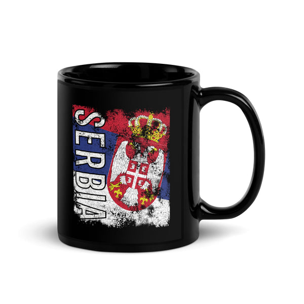 Serbia Flag - Distressed Flag Mug