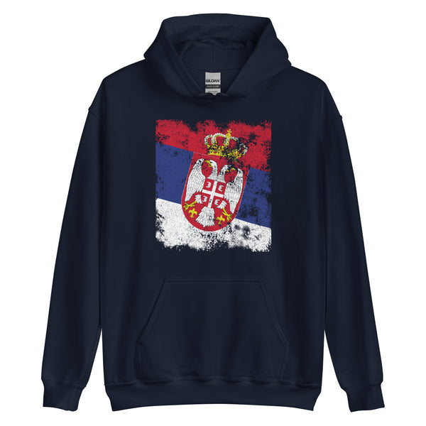 Serbia Flag Hoodie