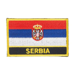 Serbia Flag Patch - Sew On/Iron On Patch