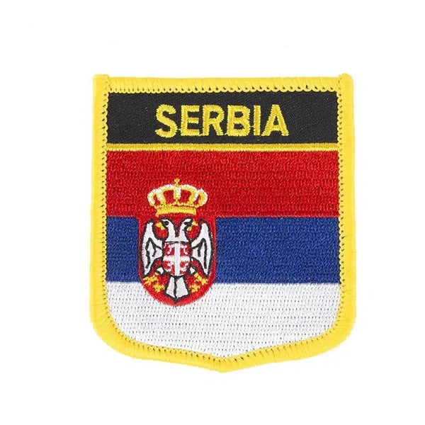 Serbia Flag Patch - Sew On/Iron On Patch