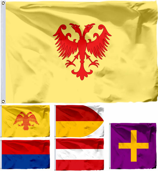 Serbian Empire Flags - 90x150cm(3x5ft) - 60x90cm(2x3ft)