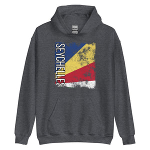 Seychelles Flag - Distressed Flag Hoodie