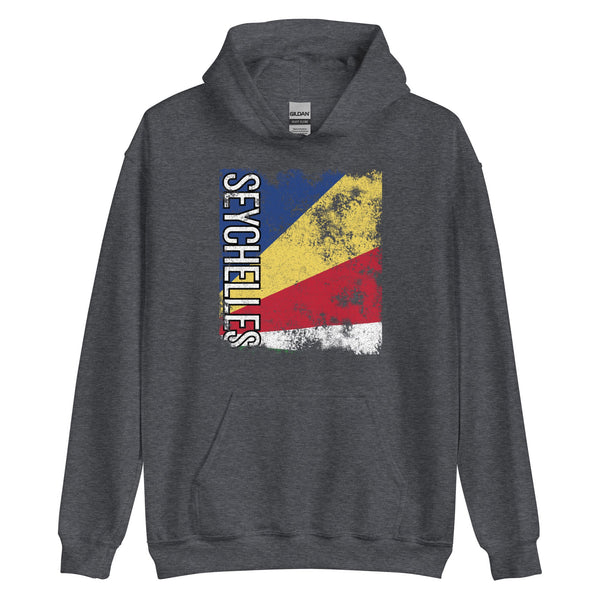 Seychelles Flag - Distressed Flag Hoodie