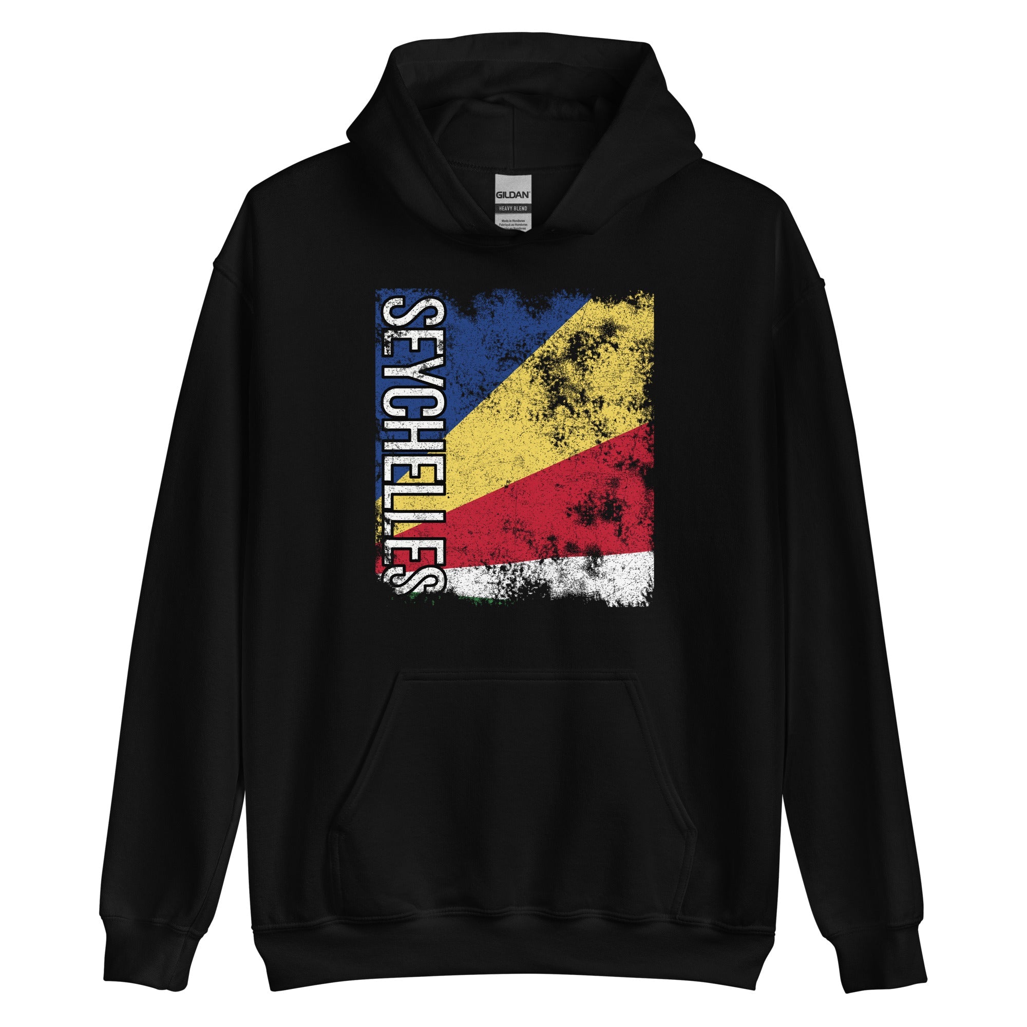 Seychelles Flag - Distressed Flag Hoodie