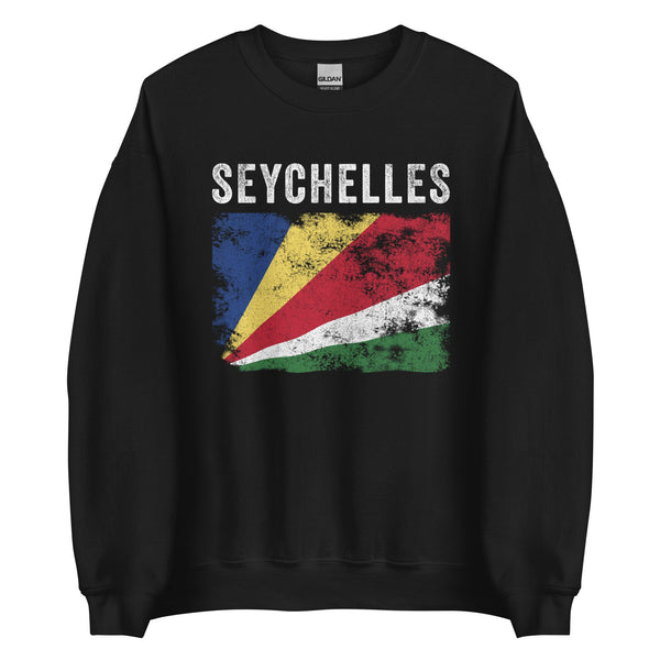 Seychelles Flag Vintage Seychellois Flag Sweatshirt