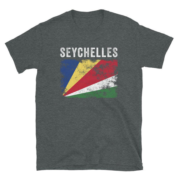 Seychelles Flag Vintage Seychellois Flag T-Shirt