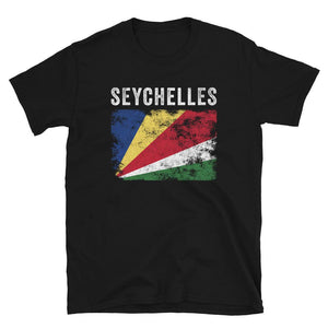 Seychelles Flag Vintage Seychellois Flag T-Shirt