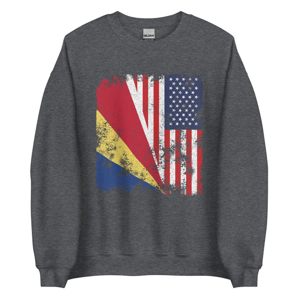 Seychelles USA Flag - Half American Sweatshirt