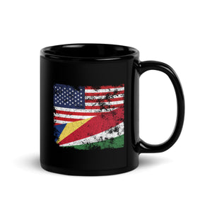 Seychelles USA Flag Mug