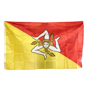 Sicily Flag - 90x150cm(3x5ft) - 60x90cm(2x3ft)