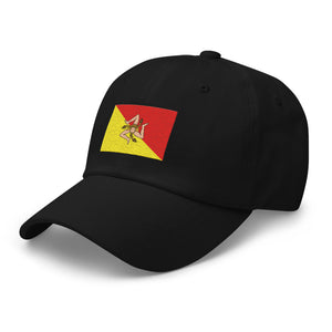 Sicily Flag Cap - Adjustable Embroidered Dad Hat