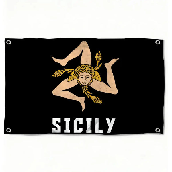 Sicily Flags - 90x150cm(3x5ft) - 60x90cm(2x3ft)