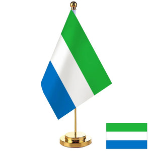 Sierra Leone Desk Flag - Small Office Table Flag