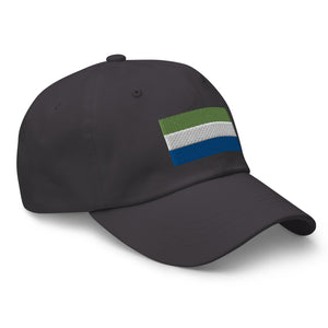 Sierra Leone Flag Cap - Adjustable Embroidered Dad Hat