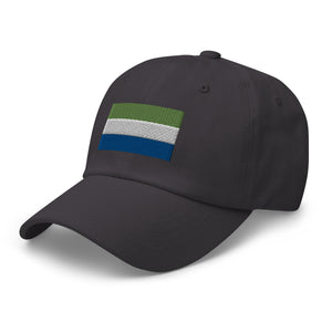 Sierra Leone Flag Cap - Adjustable Embroidered Dad Hat