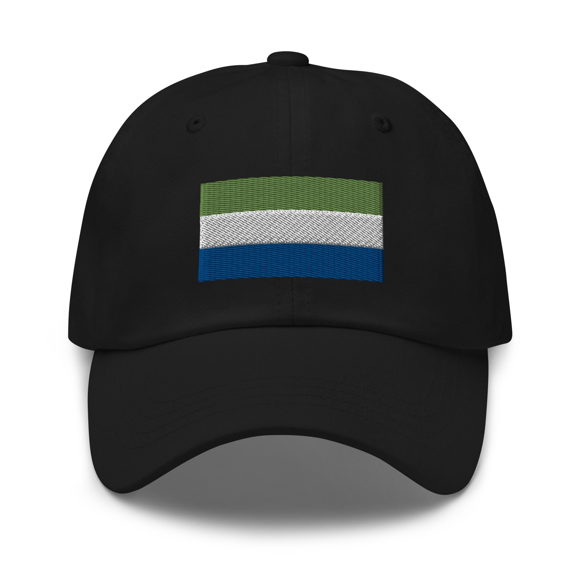 Sierra Leone Flag Cap - Adjustable Embroidered Dad Hat