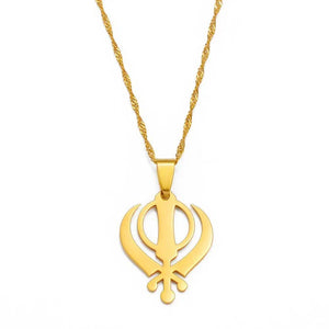 Sikhism Khanda Symbol Necklace