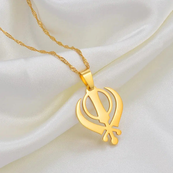 Sikhism Khanda Symbol Necklace