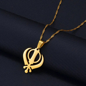 Sikhism Khanda Symbol Necklace