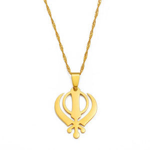 Sikhism Khanda Symbol Necklace