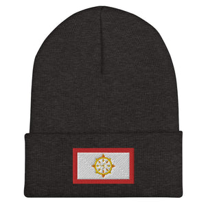 Sikkim Flag Beanie - Embroidered Winter Hat