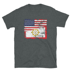 Sikkim USA Flag T-Shirt