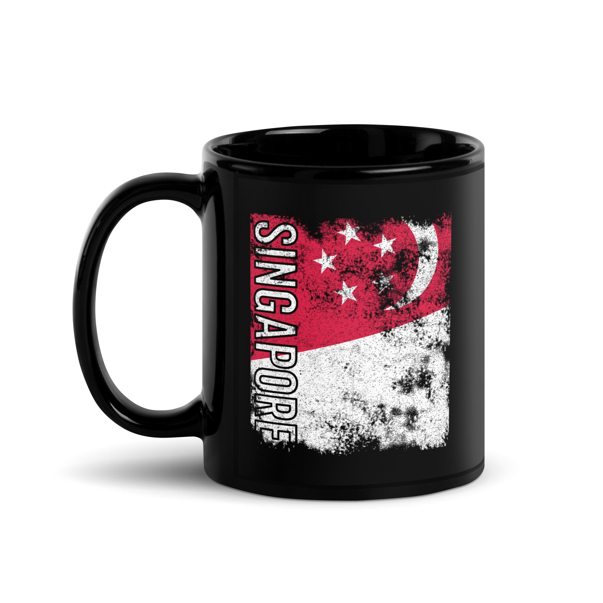 Singapore Flag - Distressed Flag Mug