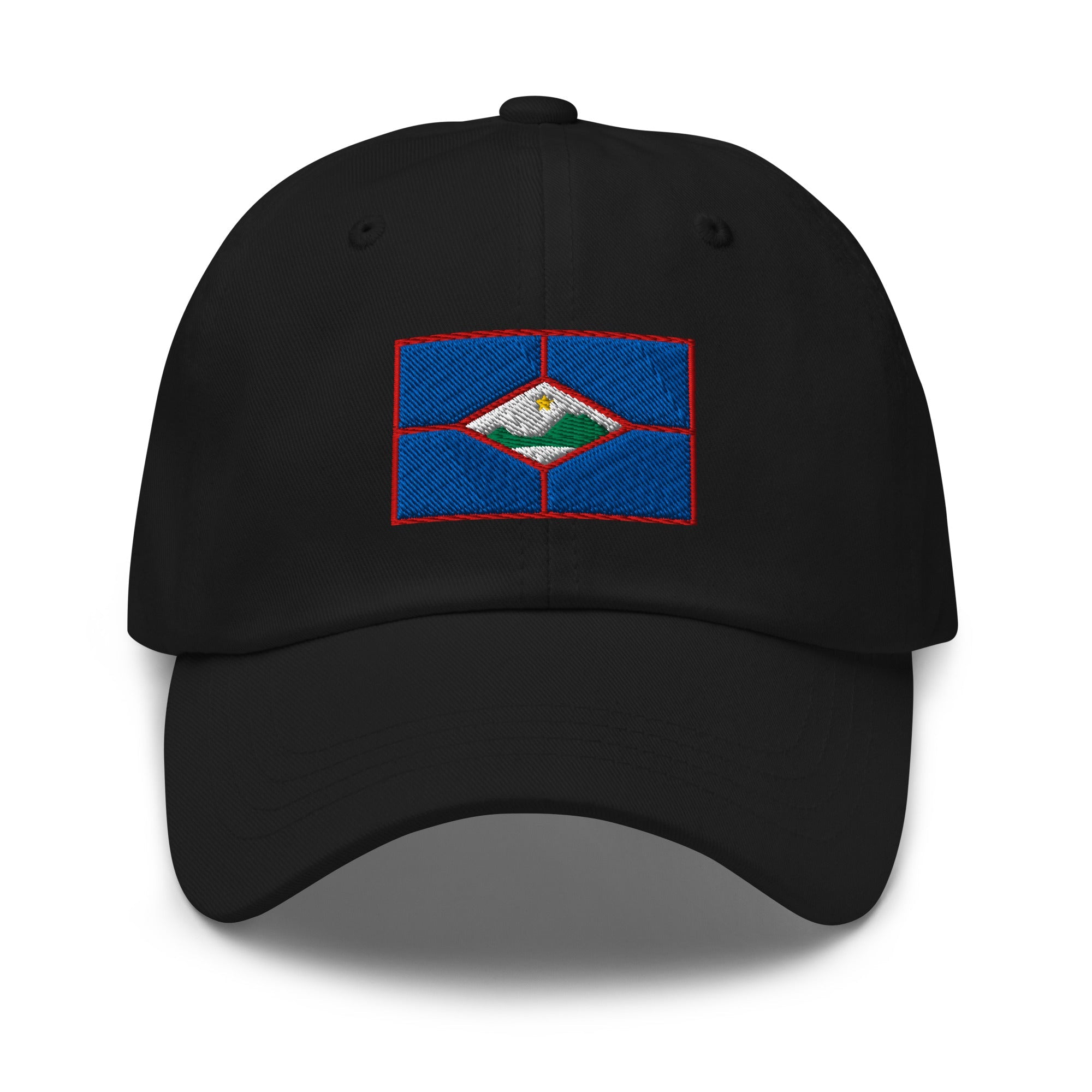 Sint Eustatius Flag Cap - Adjustable Embroidered Dad Hat