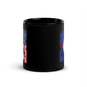 Sint Eustatius USA Flag Mug
