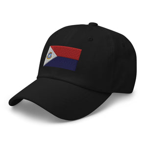 Sint Maarten Flag Cap - Adjustable Embroidered Dad Hat