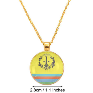 Saint Martin Flag Necklace