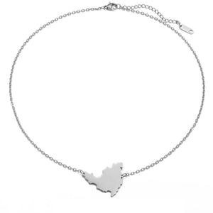 Saint Martin Map Necklace