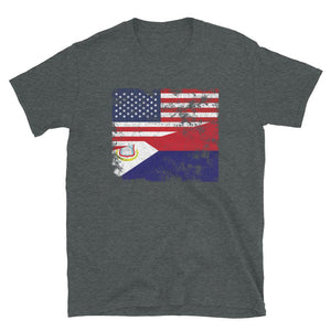 Saint Martin USA Flag T-Shirt