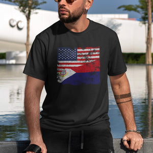 Sint Maarten USA Flag T-Shirt