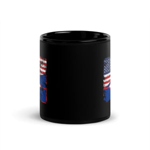 Sint Eustatius USA Flag Mug