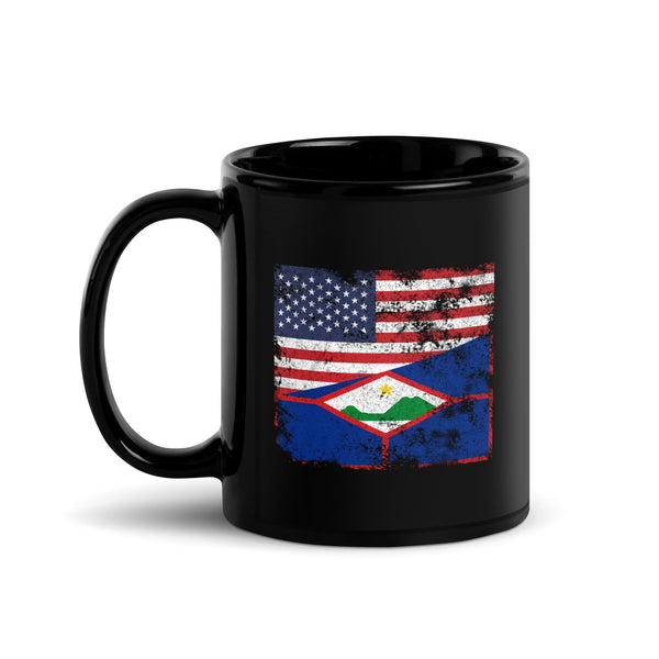 Sint Eustatius USA Flag Mug
