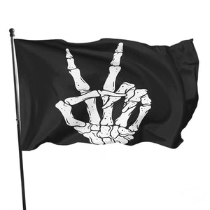 Skeleton Hand Flags - 90x150cm(3x5ft) - 60x90cm(2x3ft)