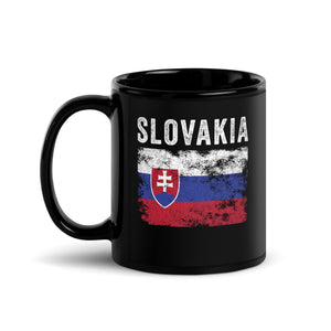 Slovakia Flag Distressed - Slovak Flag Mug