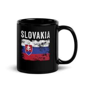 Slovakia Flag Distressed - Slovak Flag Mug