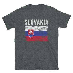 Slovakia Flag Distressed - Slovak Flag T-Shirt