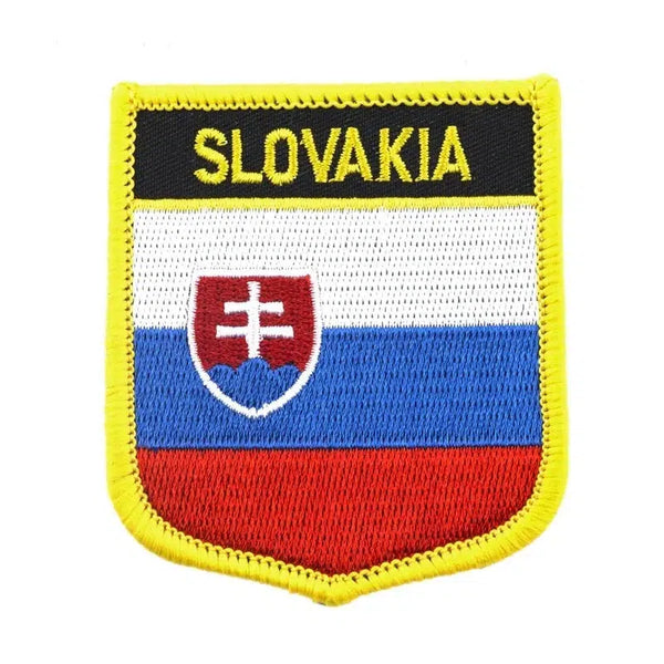 Slovakia Flag Patch - Sew On/Iron On Patch