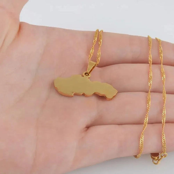 Slovakia Map Necklace