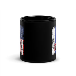 Slovakia USA Flag - Half American Mug