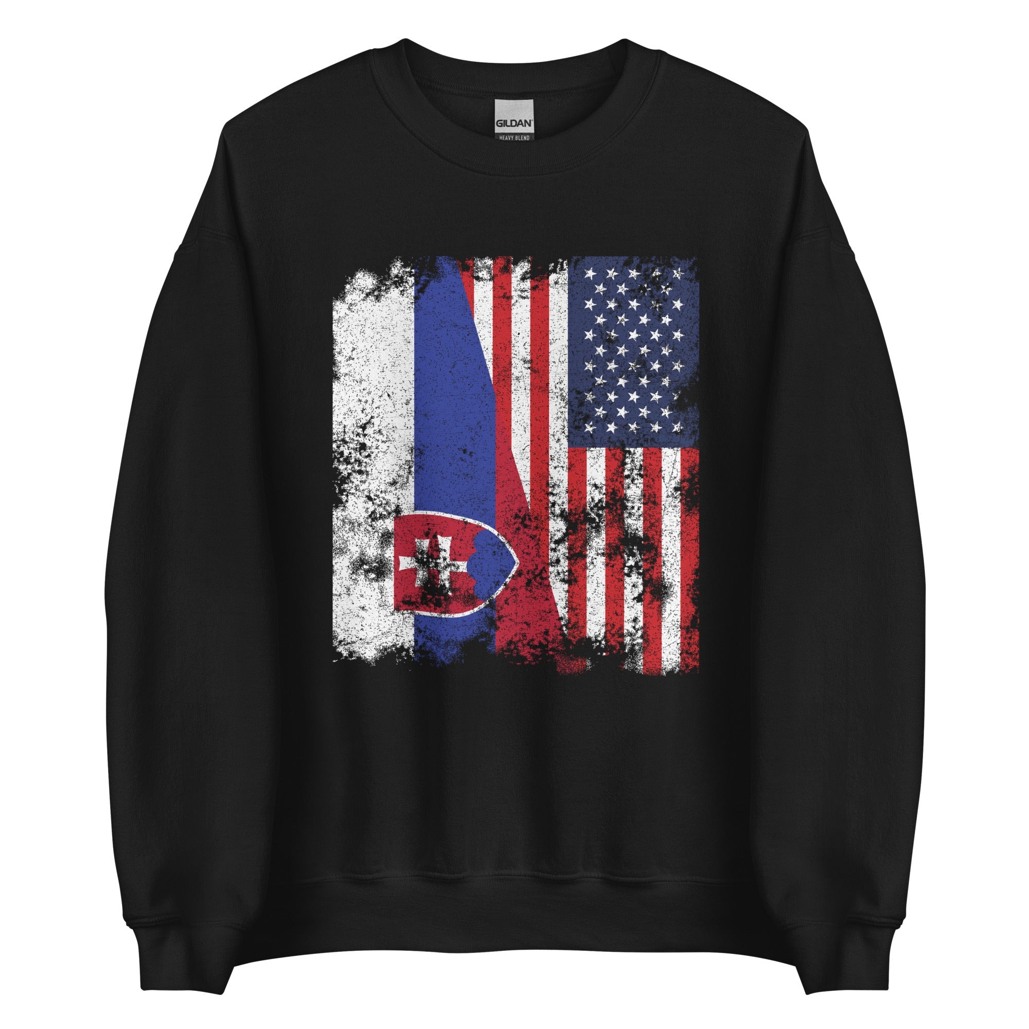 Slovakia USA Flag - Half American Sweatshirt