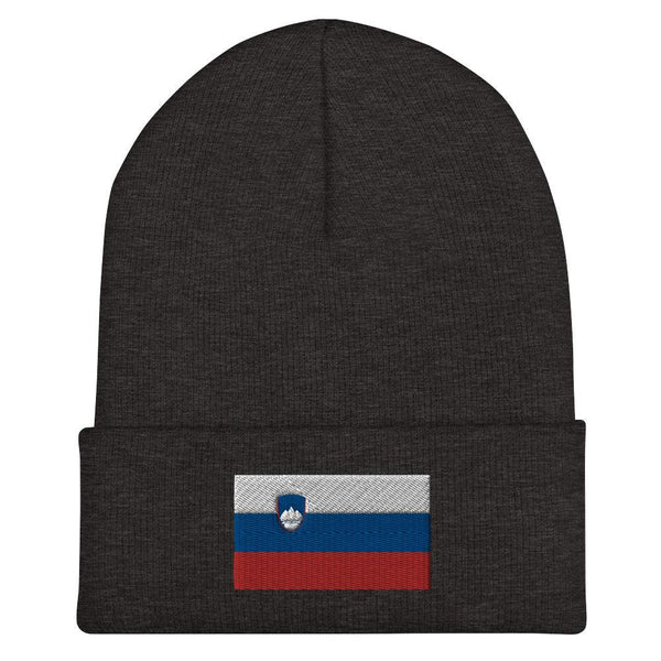 Slovenia Flag Beanie - Embroidered Winter Hat