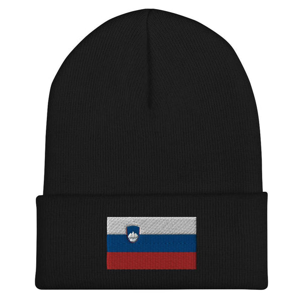 Slovenia Flag Beanie - Embroidered Winter Hat