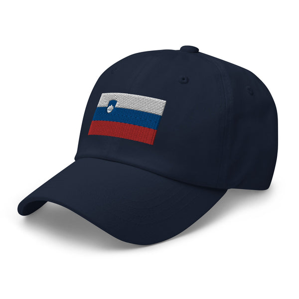 Slovenia Flag Cap - Adjustable Embroidered Dad Hat