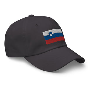 Slovenia Flag Cap - Adjustable Embroidered Dad Hat